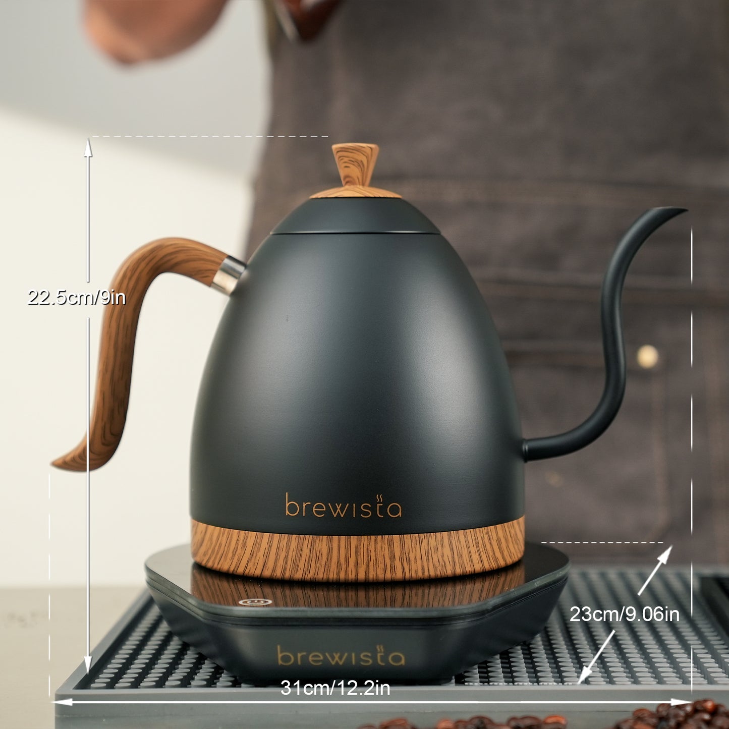 Brewista Artisan Gooseneck 1 L Kettle w/ Variable Temperature