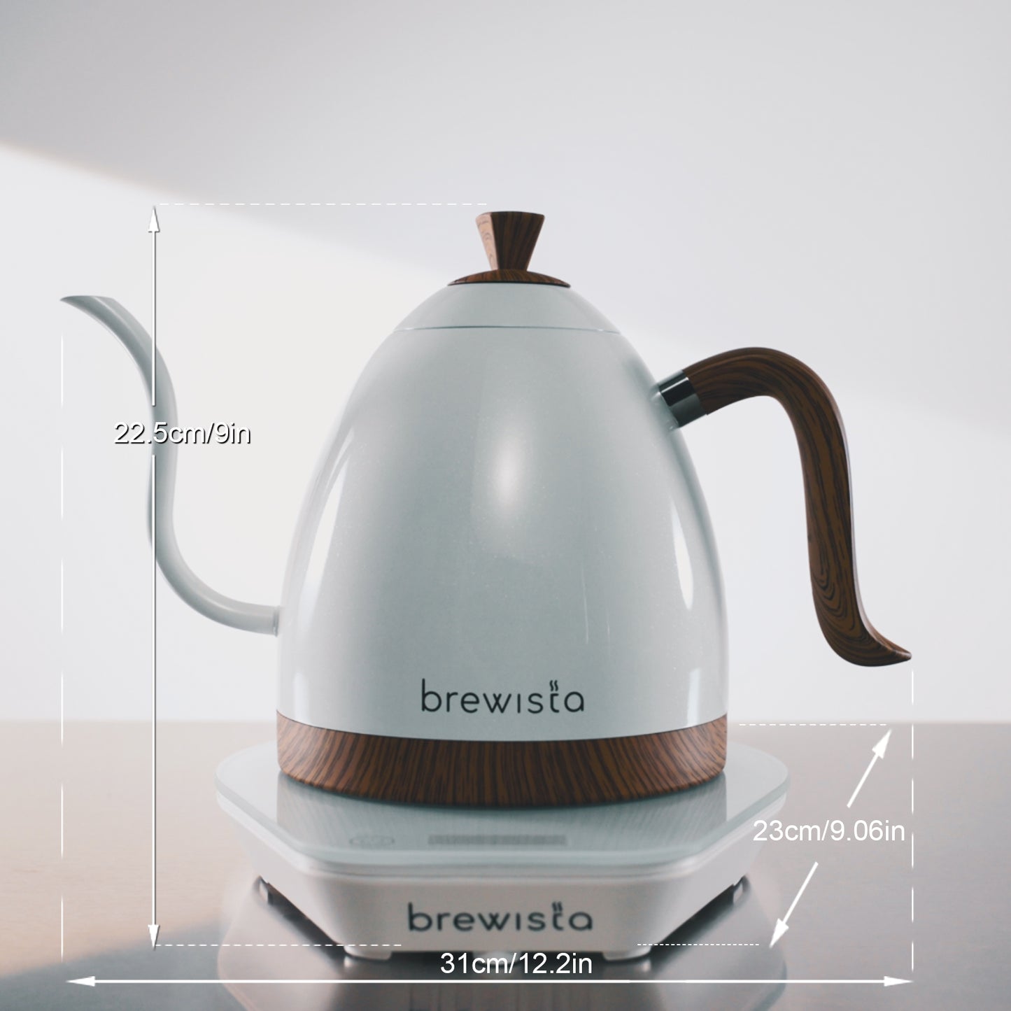 Brewista Artisan Gooseneck 1 L Kettle w/ Variable Temperature