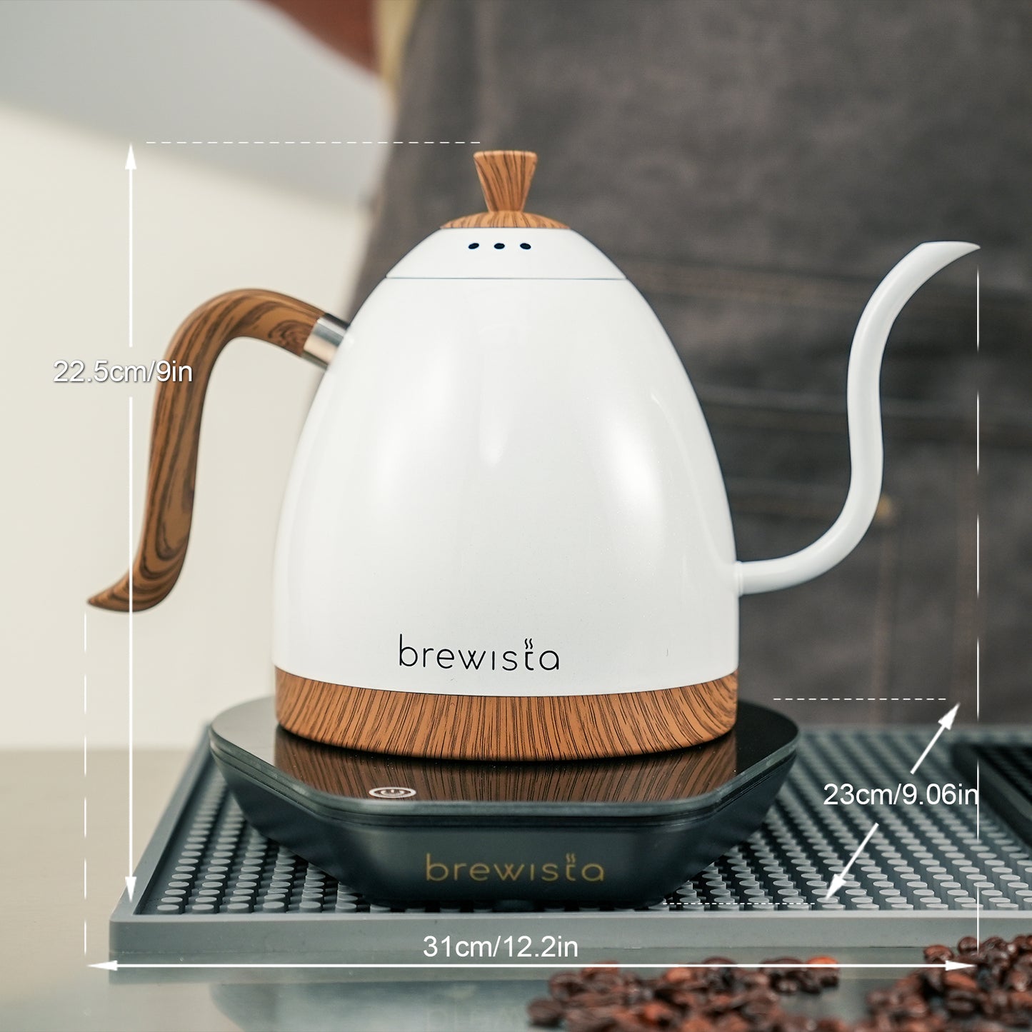Brewista Artisan Gooseneck 1 L Kettle w/ Variable Temperature