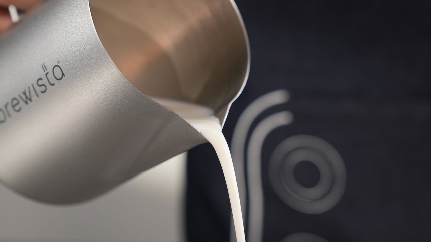 Brewista Milk Frothing Pitcher with Ergonomic Swirl Spout