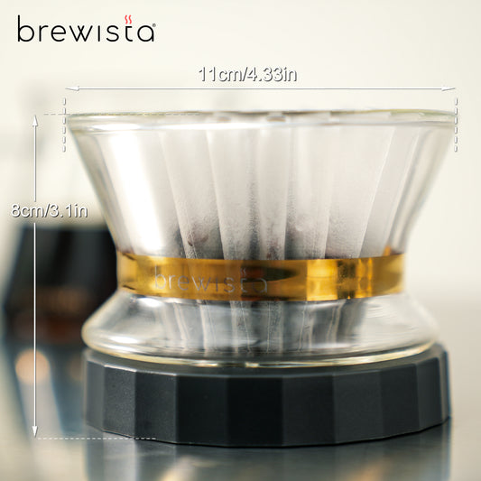 Brewista X Series Target Next Wave Duo Double Wall Glass Dripper