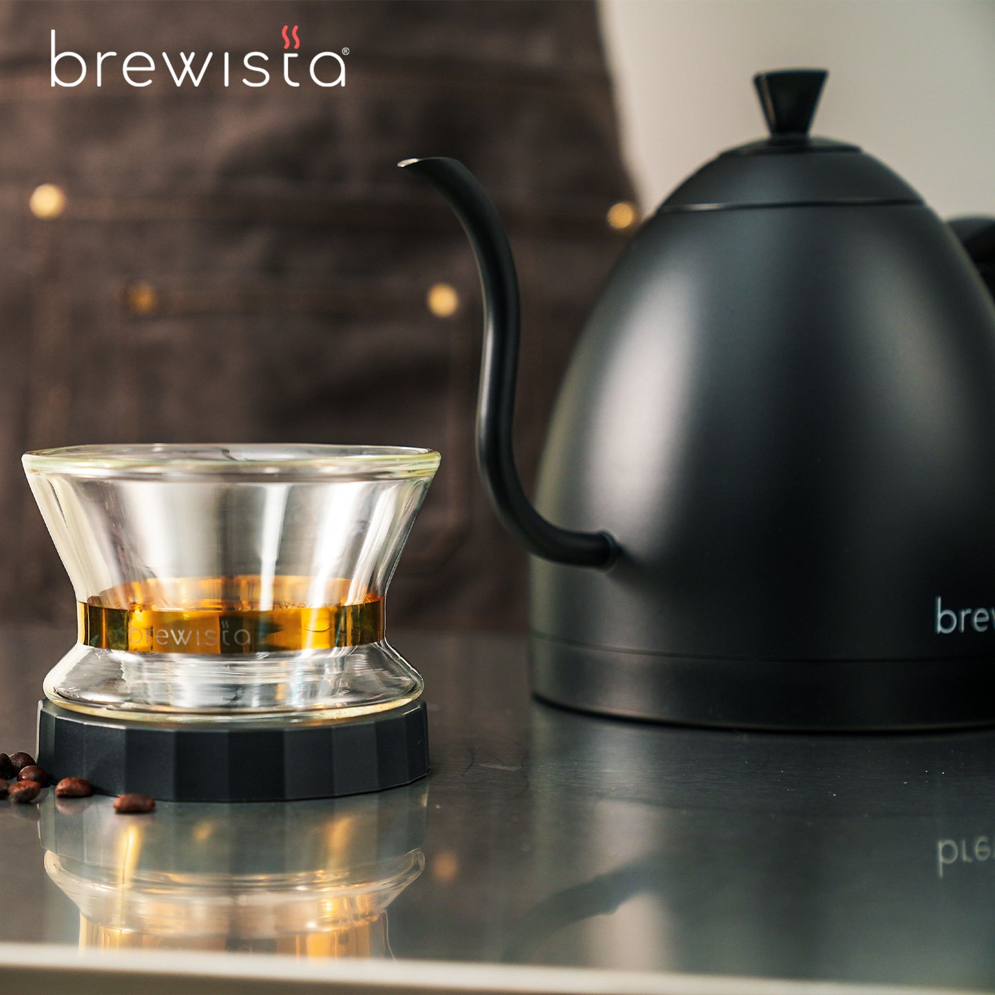 Brewista Artisan Gooseneck 1 L Kettle w/ Variable Temperature