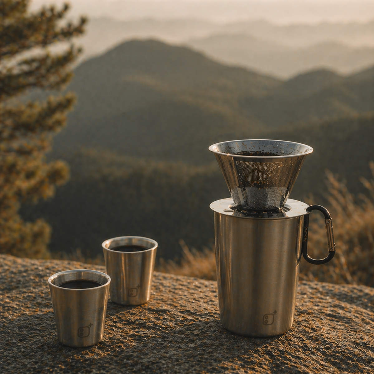 Brewista Travel Pour Over Kit – Dripper & Carafe / Serving Mug