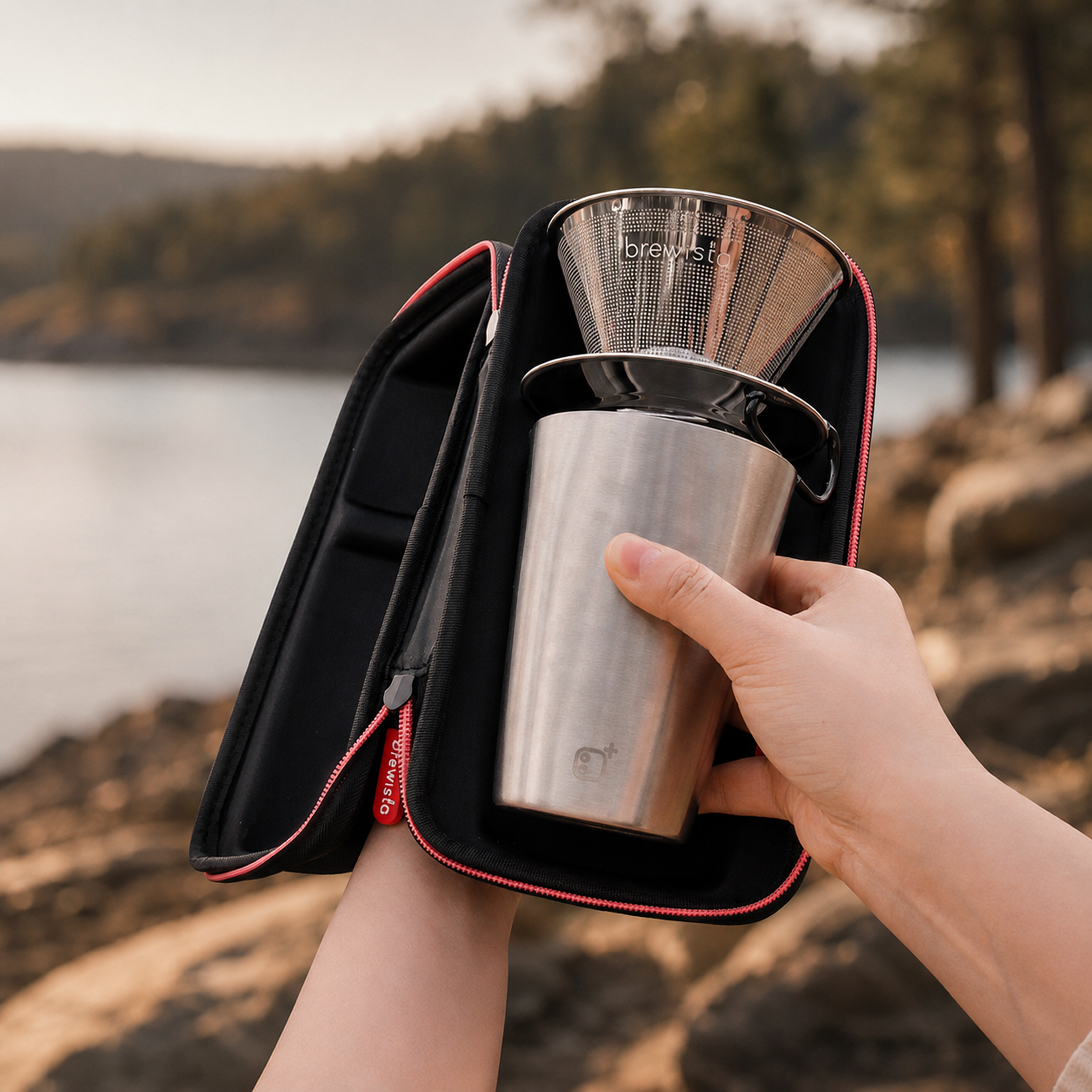 Brewista Travel Pour Over Set – Dripper & Carafe / Serving Mug