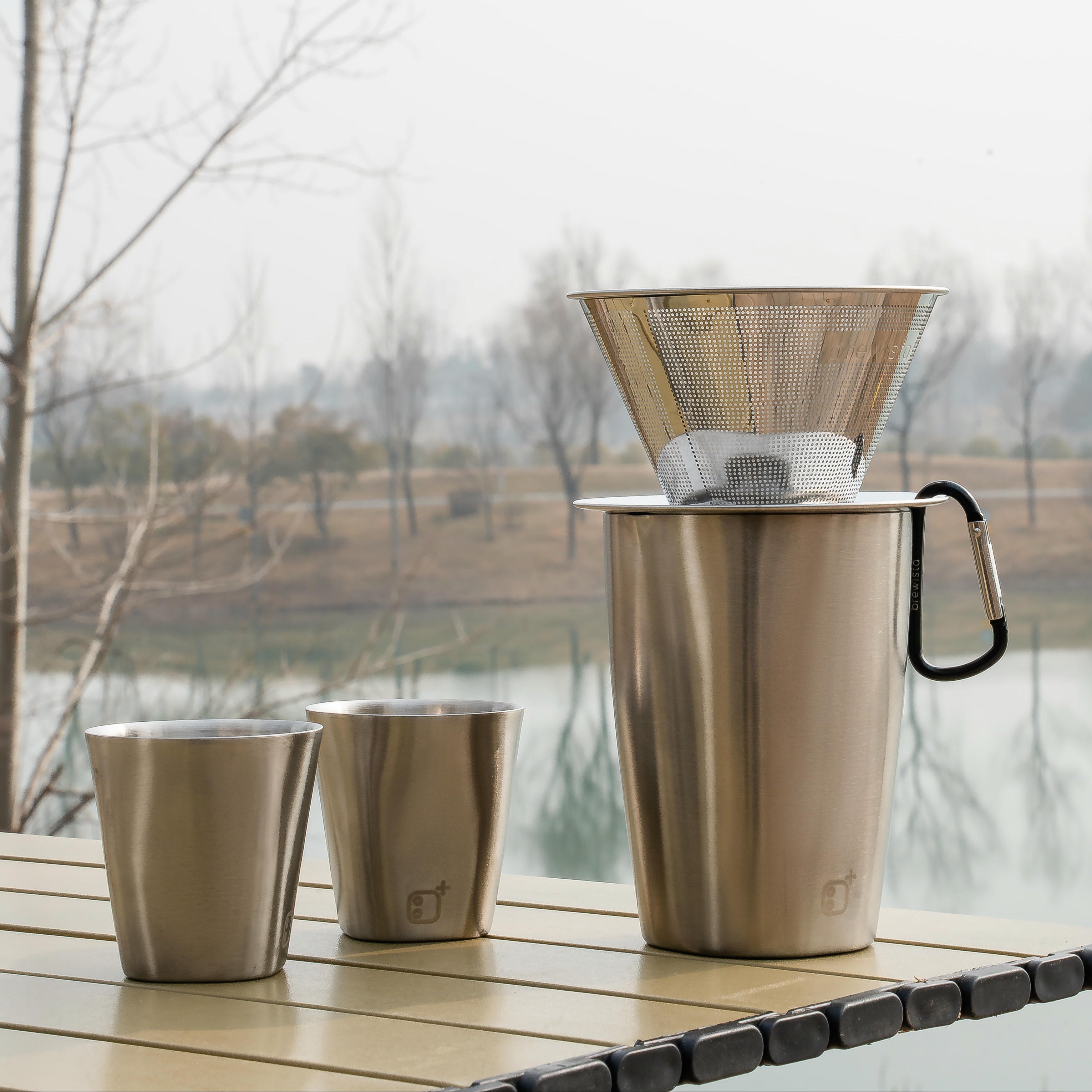 Brewista Travel Pour Over Set – Dripper & Carafe / Serving Mug