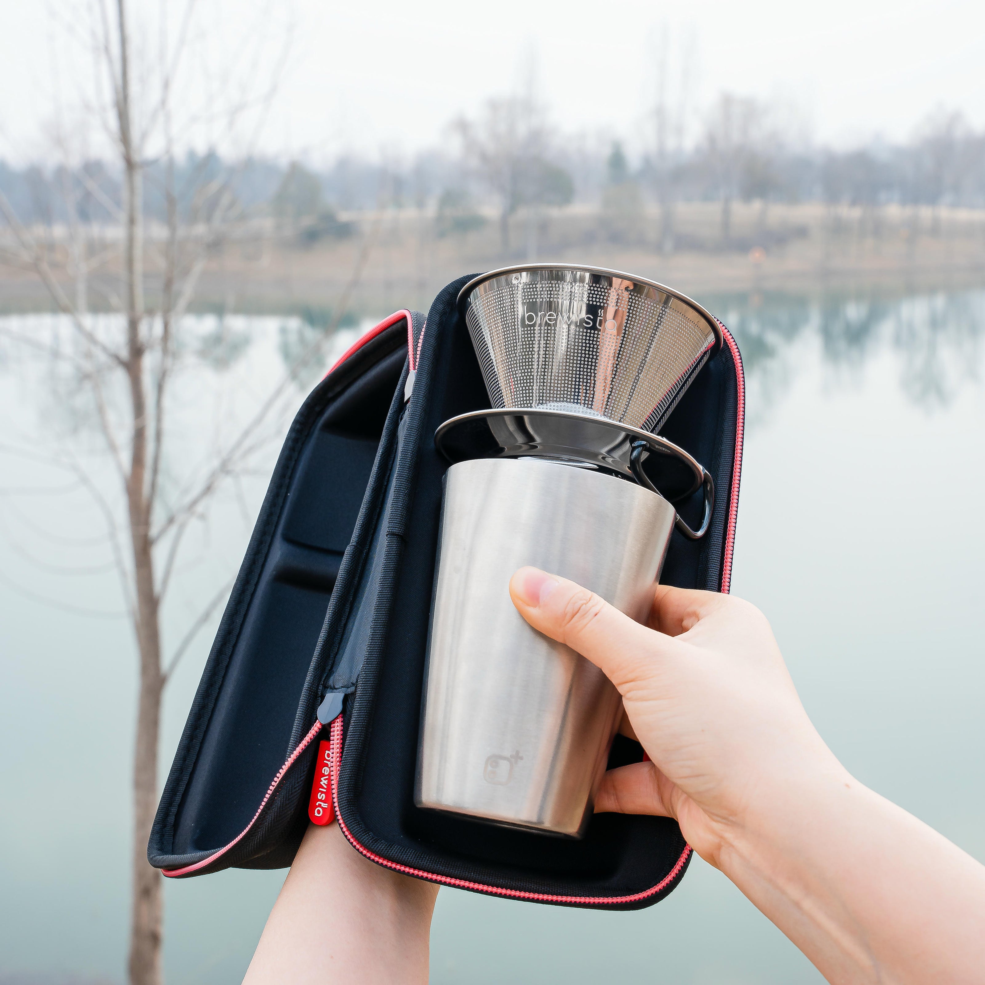 Brewista Travel Pour Over Set – Dripper & Carafe / Serving Mug