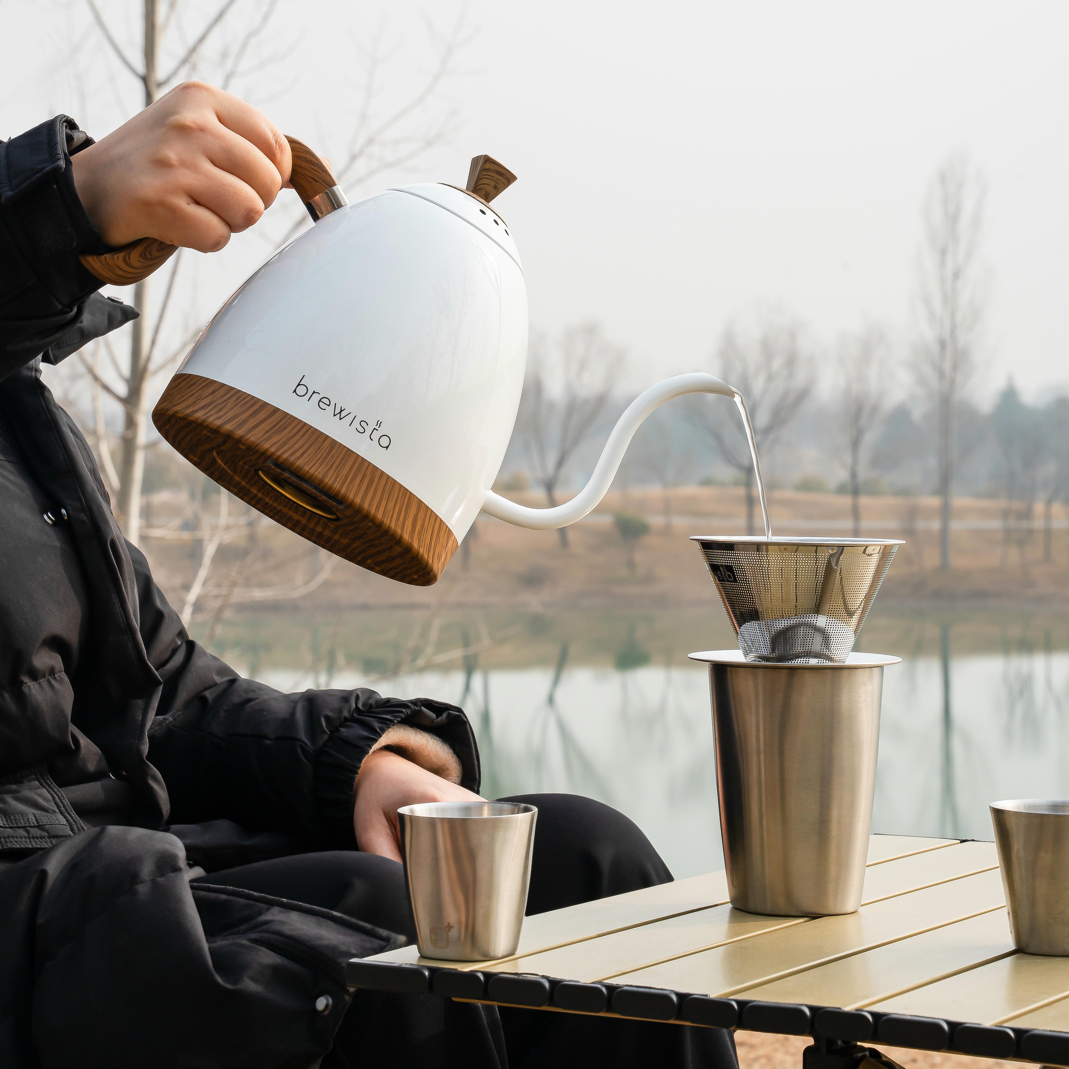 Brewista Travel Pour Over Set – Dripper & Carafe / Serving Mug