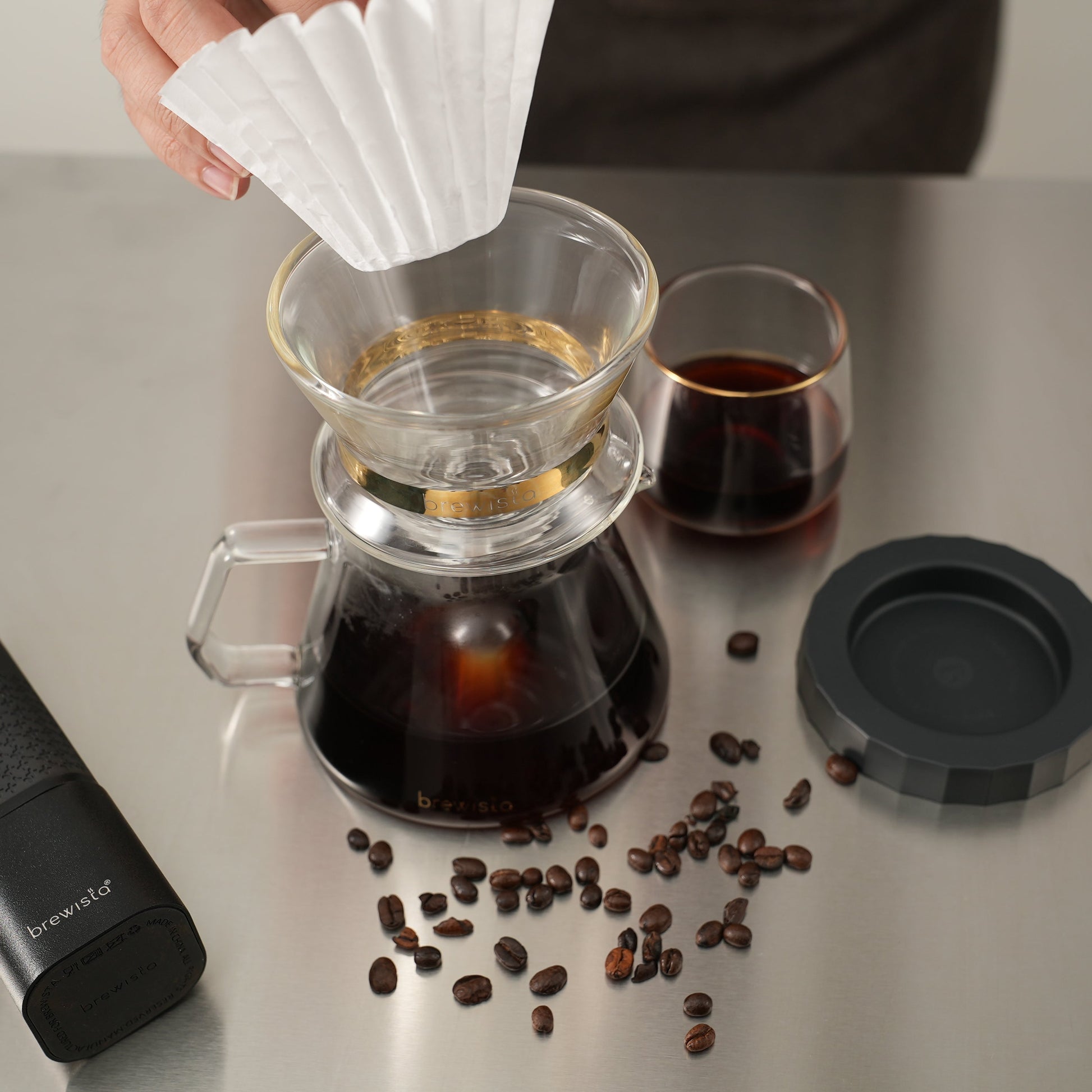 Brewista X Series Target Next Wave Duo Double Wall Glass Dripper