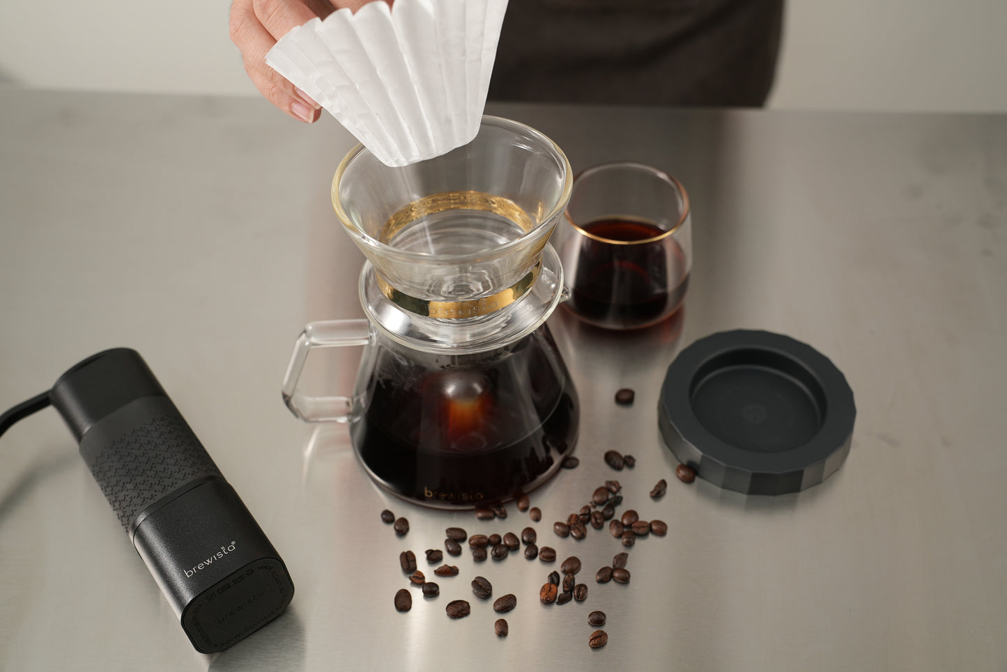 Brewista X Series Target Next Wave Duo Double Wall Glass Dripper