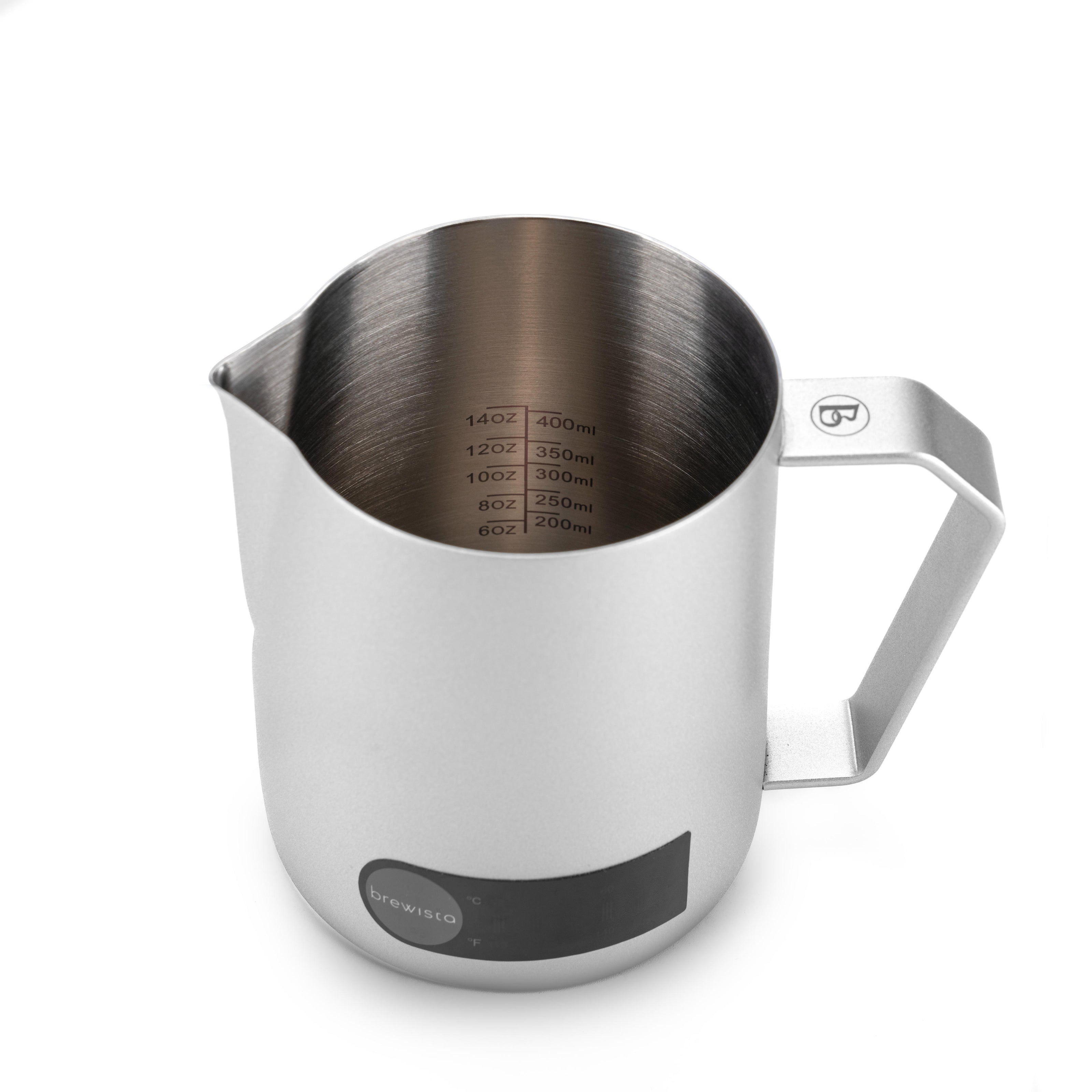 Brewista Milk Frothing Pitcher with Ergonomic Swirl Spout