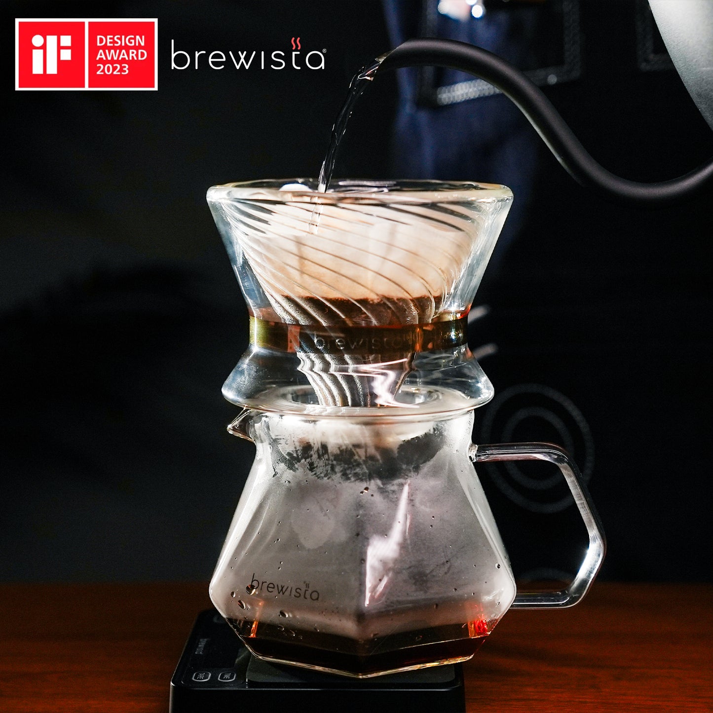 Brewista Tornado Duo Pour Over Coffee Dripper
